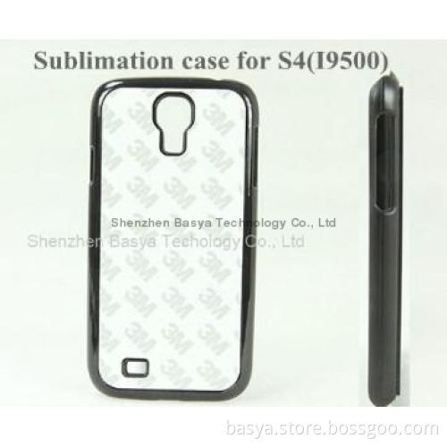 Sublimation case with aluminum inserts for Samsung Galaxy S4